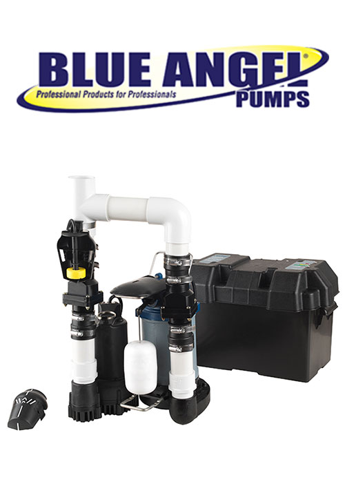 blue angel sump pump systems